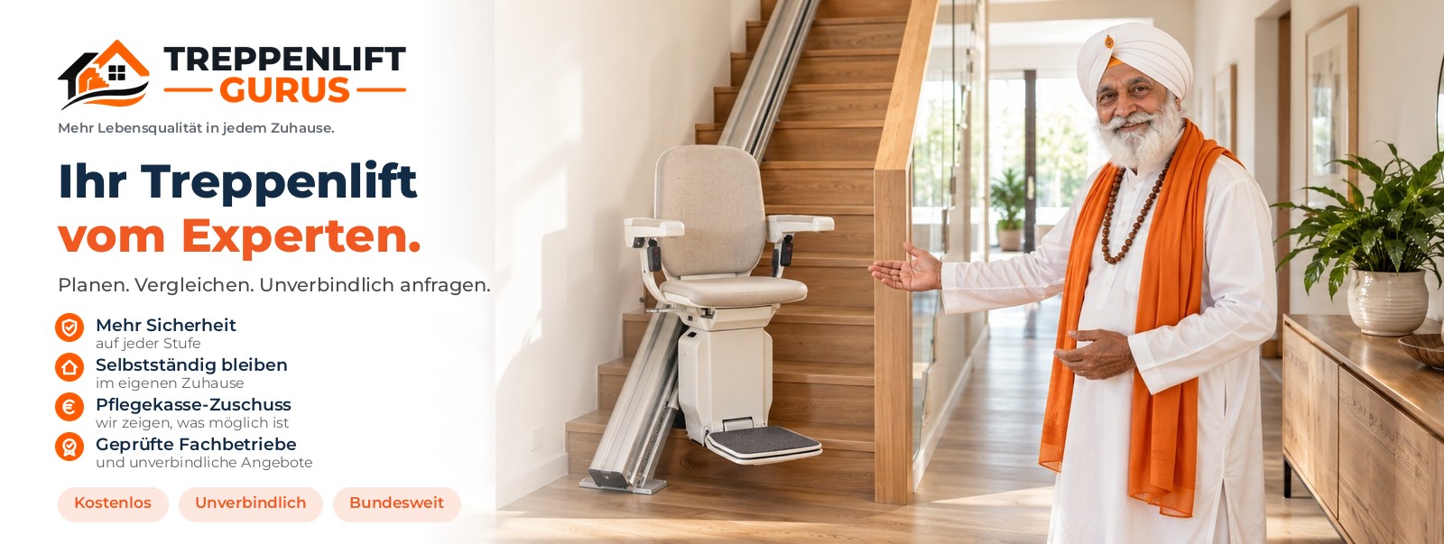 Treppenlift-Gurus — Ihr Treppenlift-Portal